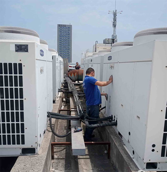 饶阳中央空调制热和不制冷系统维修方法